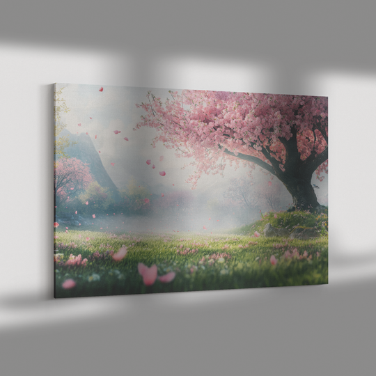 Asian Cherry Blossom Canvas Wall Art Canvas AnywherePOD 20x30