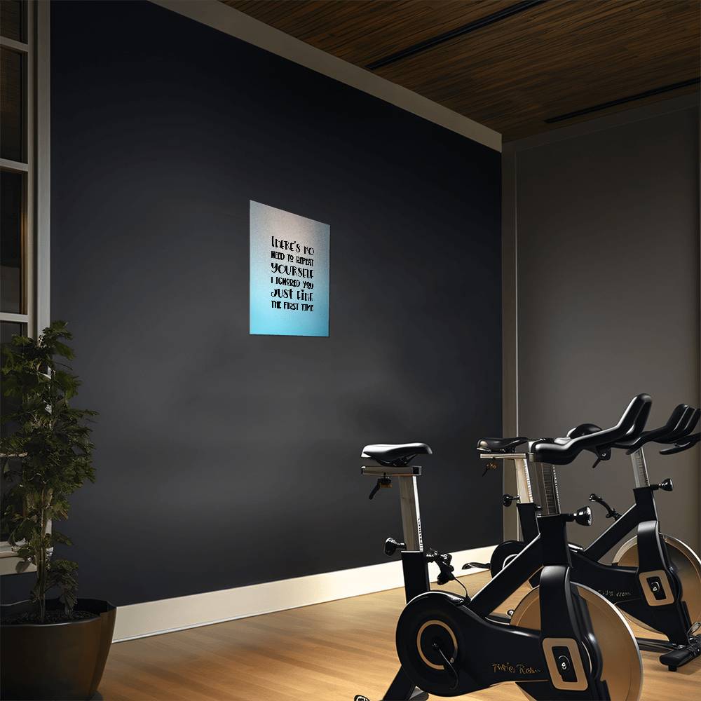 High Gloss Metal Art Print - Custom Aluminum Decor Humorous