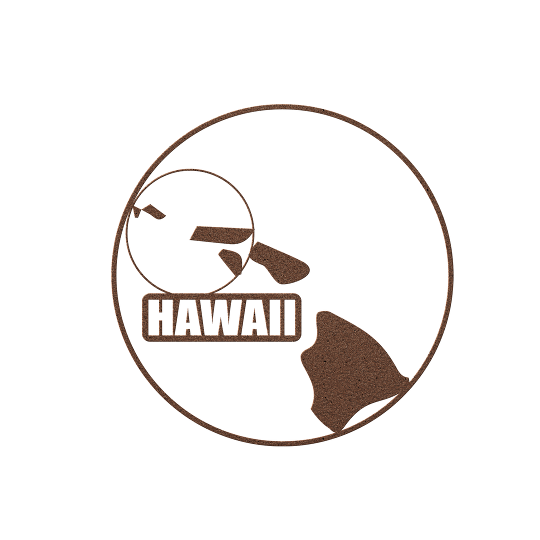 Hawaii Themed Custom Metal Wall Art - map Decor