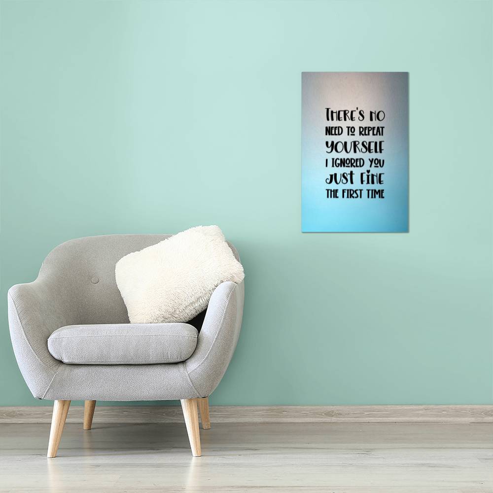 High Gloss Metal Art Print - Custom Aluminum Decor Humorous