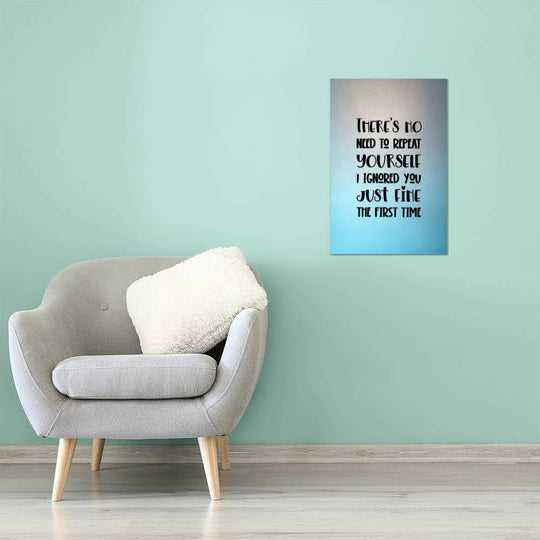 High Gloss Metal Art Print - Custom Aluminum Decor Humorous