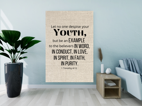 Custom Inspirational Quote Canvas - Home Decor Gift