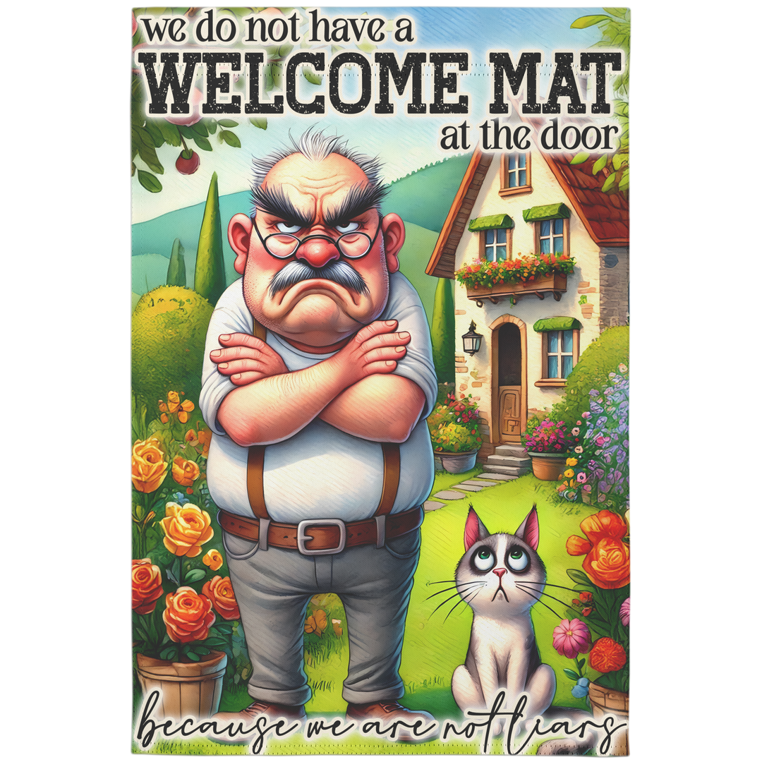 Funny Garden Flag - Quirky Outdoor Decor for Laughs