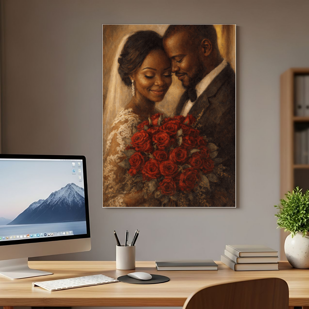 Custom Oil Painting style  Canvas - personalized Portrait Gift