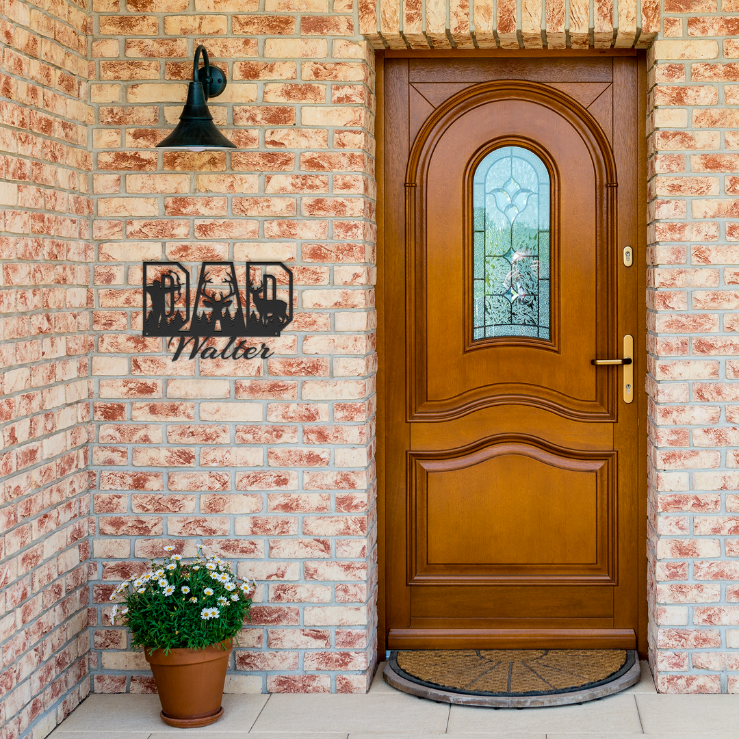 Custom Metal Wall Art for Dad - Personalized Gift