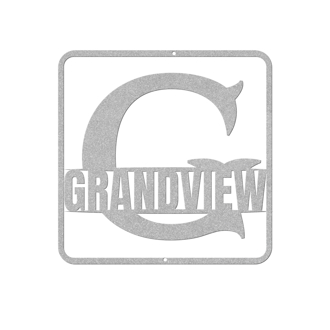 split monogram G PERSONALIZED