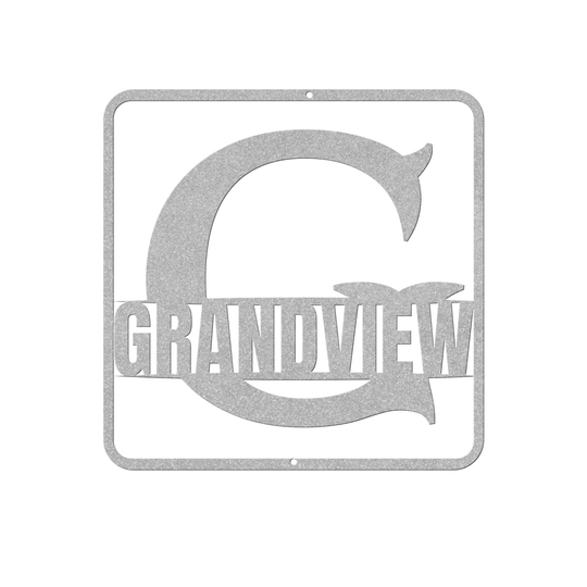 split monogram G PERSONALIZED