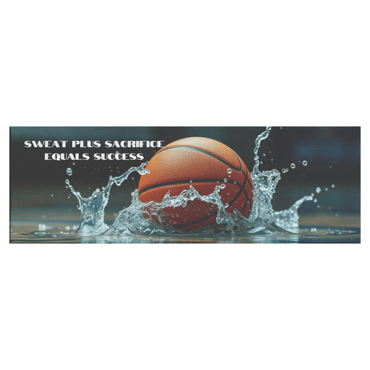 inspirational basketball canvas Canvas AnywherePOD 12x36 .75