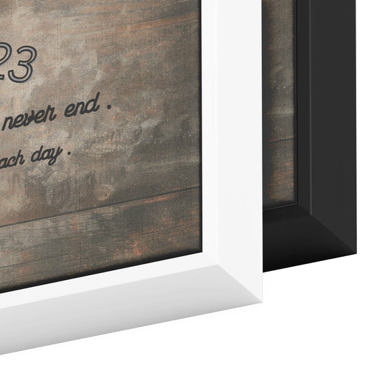 Faith & inspiration Bible Verse - Tailored Wall ExpressionsCanvas12x36framedblack