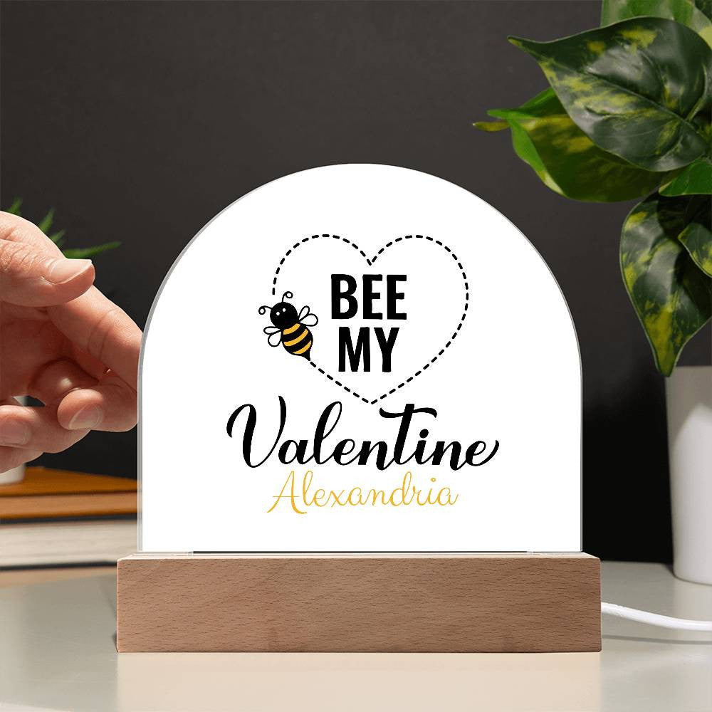 Personalized Valentine, Acrylic Dome Plaque