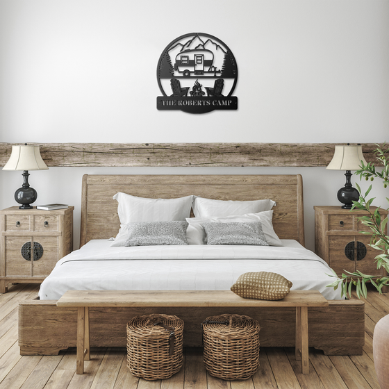 Custom RV Metal Sign - Personalized Camper Decor
