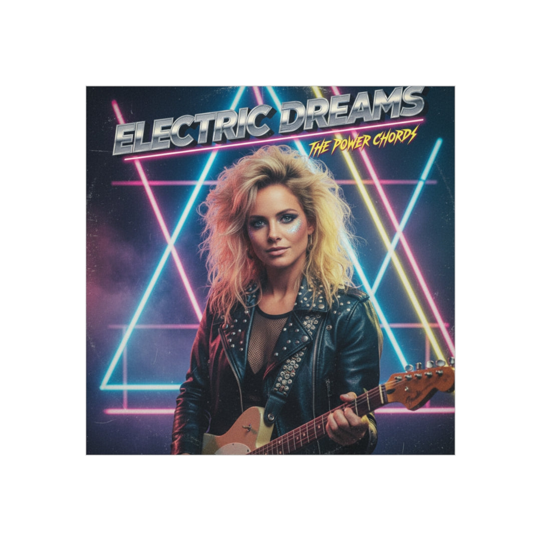 Custom 80s Album Cover Foam Board – Personalized Retro Art