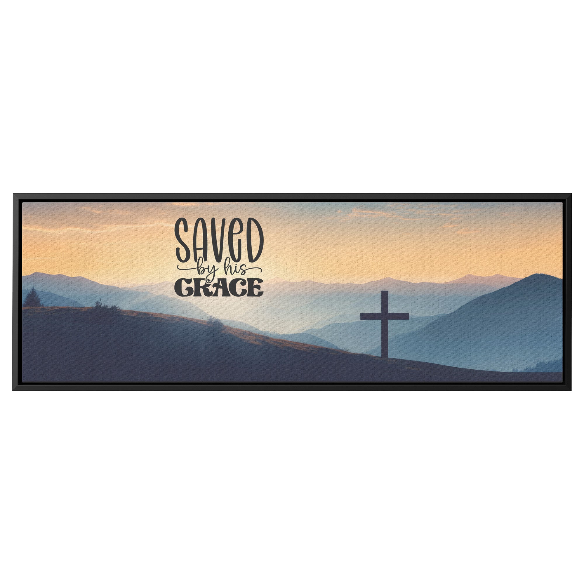 framed canvas/Faith - Tailored Wall ExpressionsCanvas12x36framedblack