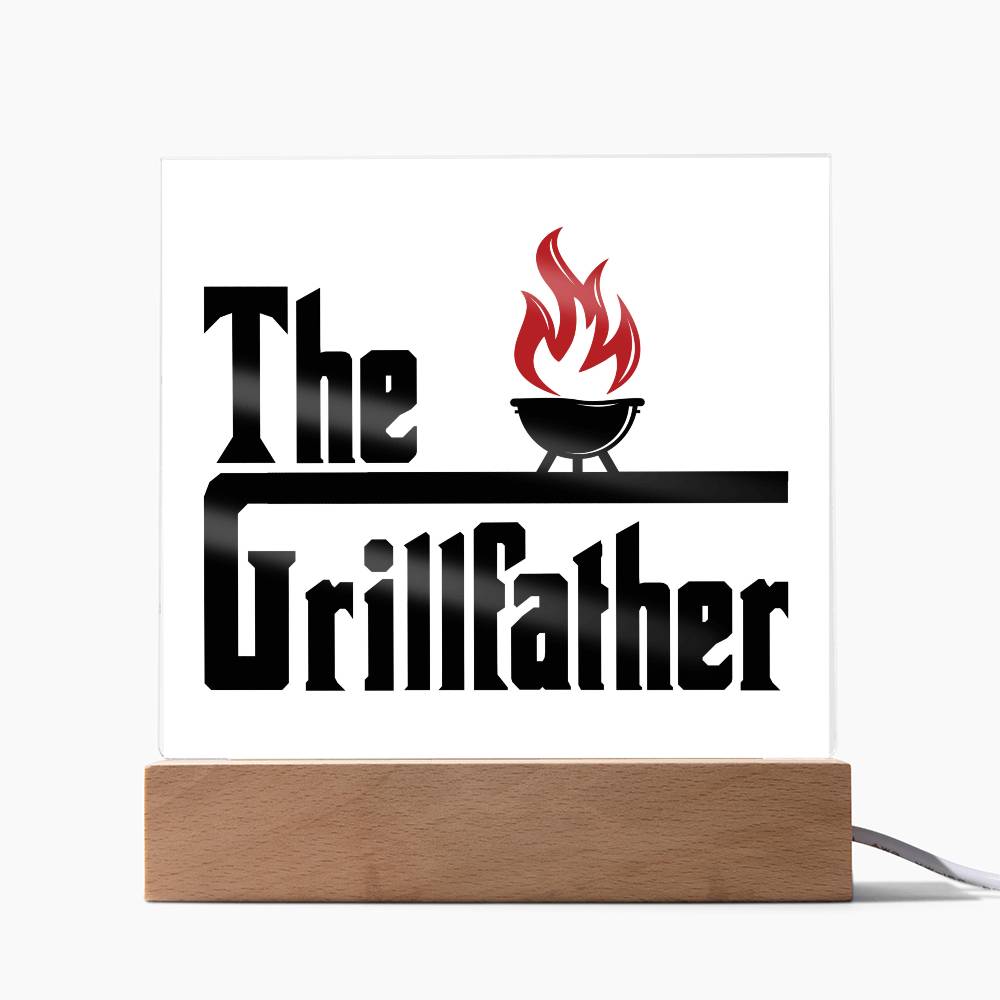 humorous acrylic art The grill father - Tailored Wall ExpressionsLED SignsSO - 13383875