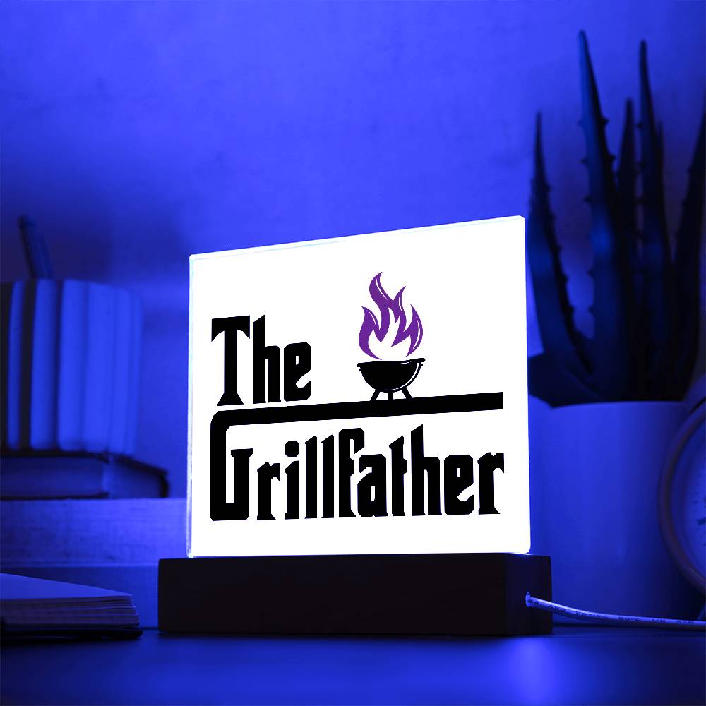 humorous acrylic art The grill father - Tailored Wall ExpressionsLED SignsSO - 13383875