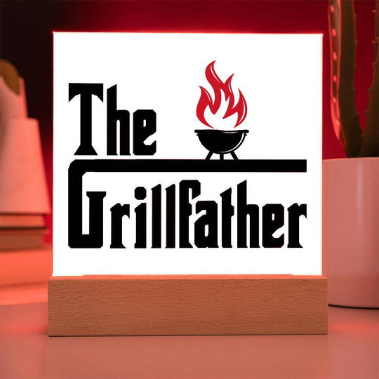 humorous acrylic art The grill father - Tailored Wall ExpressionsLED SignsSO - 13383876