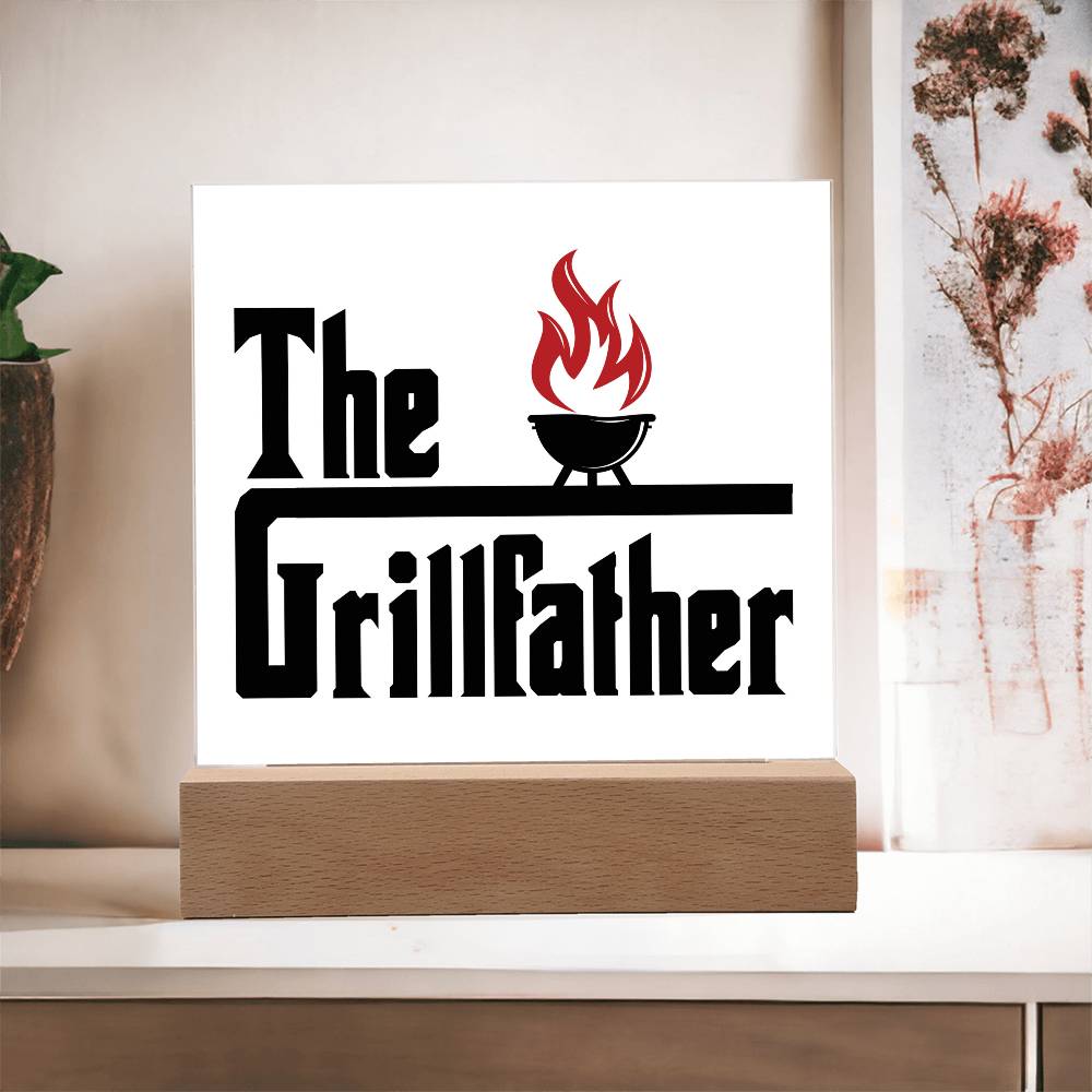 humorous acrylic art The grill father - Tailored Wall ExpressionsLED SignsSO - 13383876