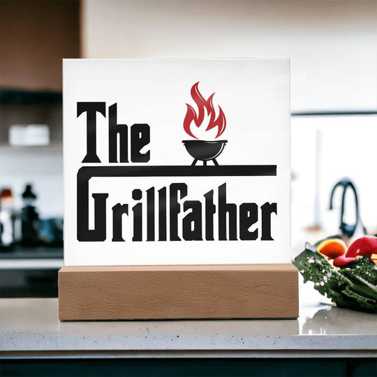 humorous acrylic art The grill father - Tailored Wall ExpressionsLED SignsSO - 13383876