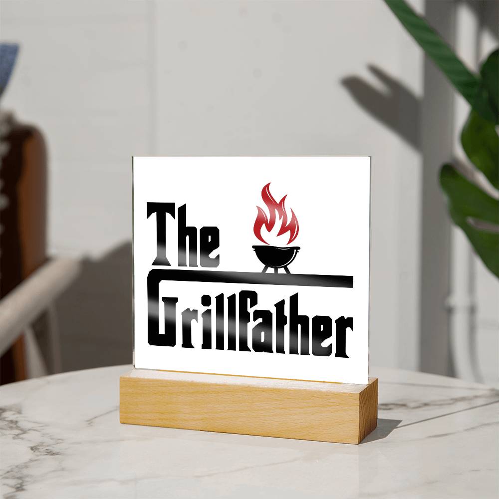 humorous acrylic art The grill father - Tailored Wall ExpressionsLED SignsSO - 13383876