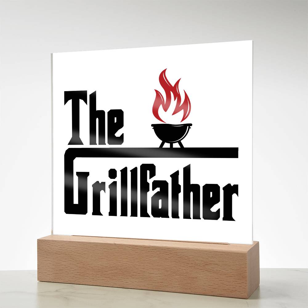 humorous acrylic art The grill father - Tailored Wall ExpressionsLED SignsSO - 13383876