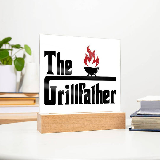 humorous acrylic art The grill father - Tailored Wall ExpressionsLED SignsSO - 13383876