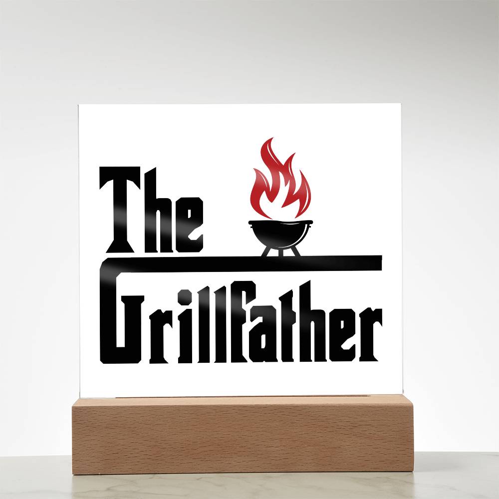 humorous acrylic art The grill father - Tailored Wall ExpressionsLED SignsSO - 13383876