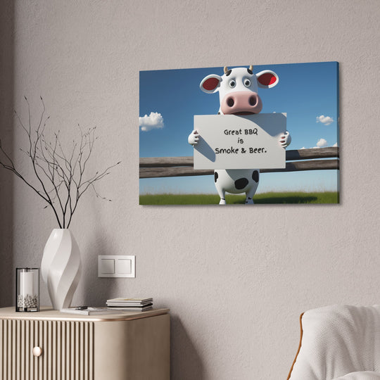 humorous canvas art BBQ Humor - Tailored Wall ExpressionsCanvas24369436679665980723