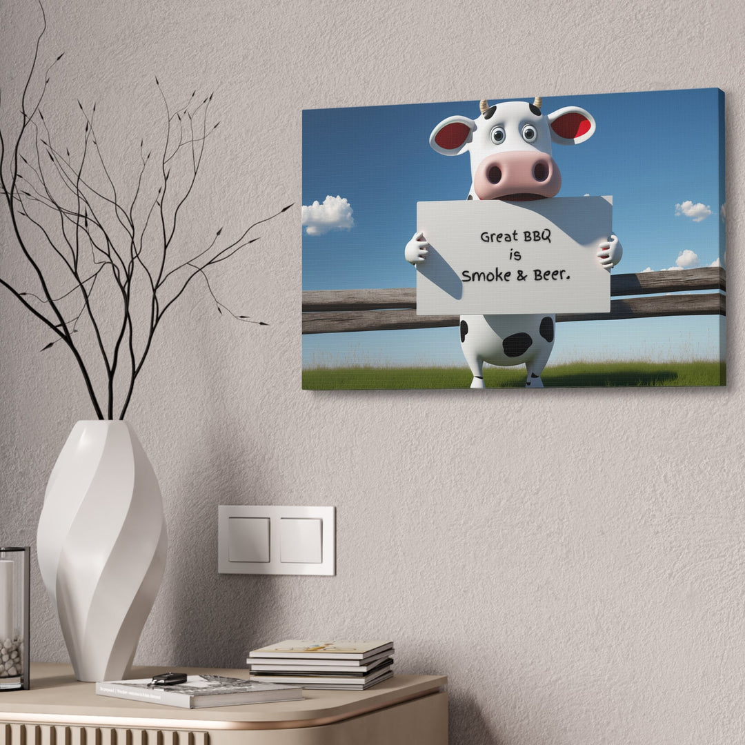 humorous canvas art BBQ Humor - Tailored Wall ExpressionsCanvas25172401283605271432