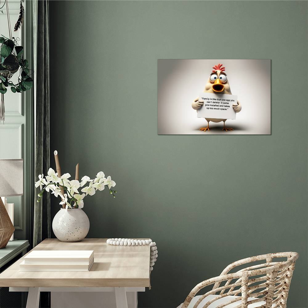 Humorous metal art Family Humor - Tailored Wall ExpressionsWall ArtSO - 13372834