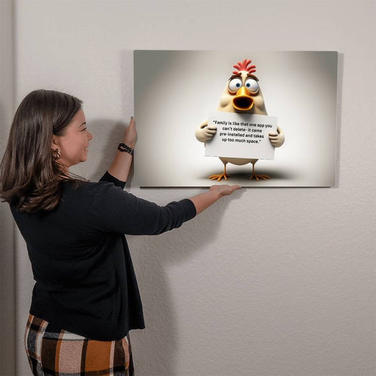 Humorous metal art Family Humor - Tailored Wall ExpressionsWall ArtSO - 13372834