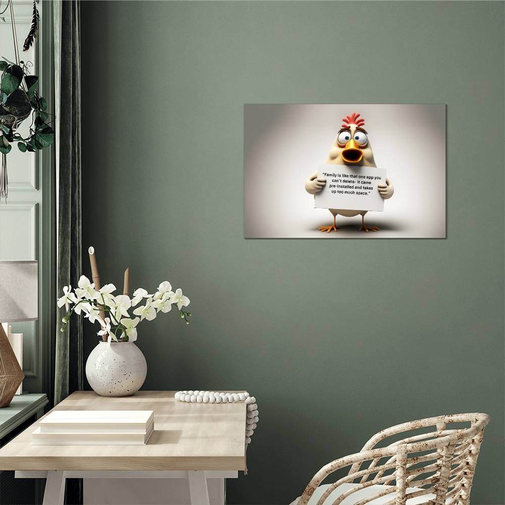 Humorous metal art Family Humor - Tailored Wall ExpressionsWall ArtSO - 13372835