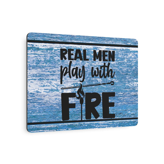 humorous metal art sign playing with fire - Tailored Wall ExpressionsHome Decor19795208430953689052