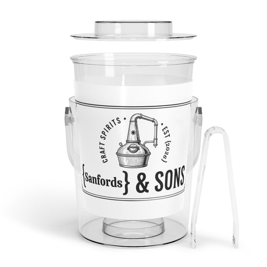 Craft Spirits personalized  Acrylic Ice Bucket with Tongs