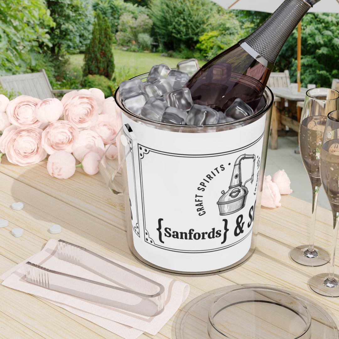Craft Spirits personalized  Acrylic Ice Bucket with Tongs