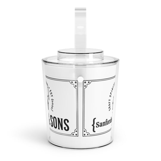 Craft Spirits personalized  Acrylic Ice Bucket with Tongs