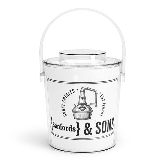 Craft Spirits personalized  Acrylic Ice Bucket with Tongs