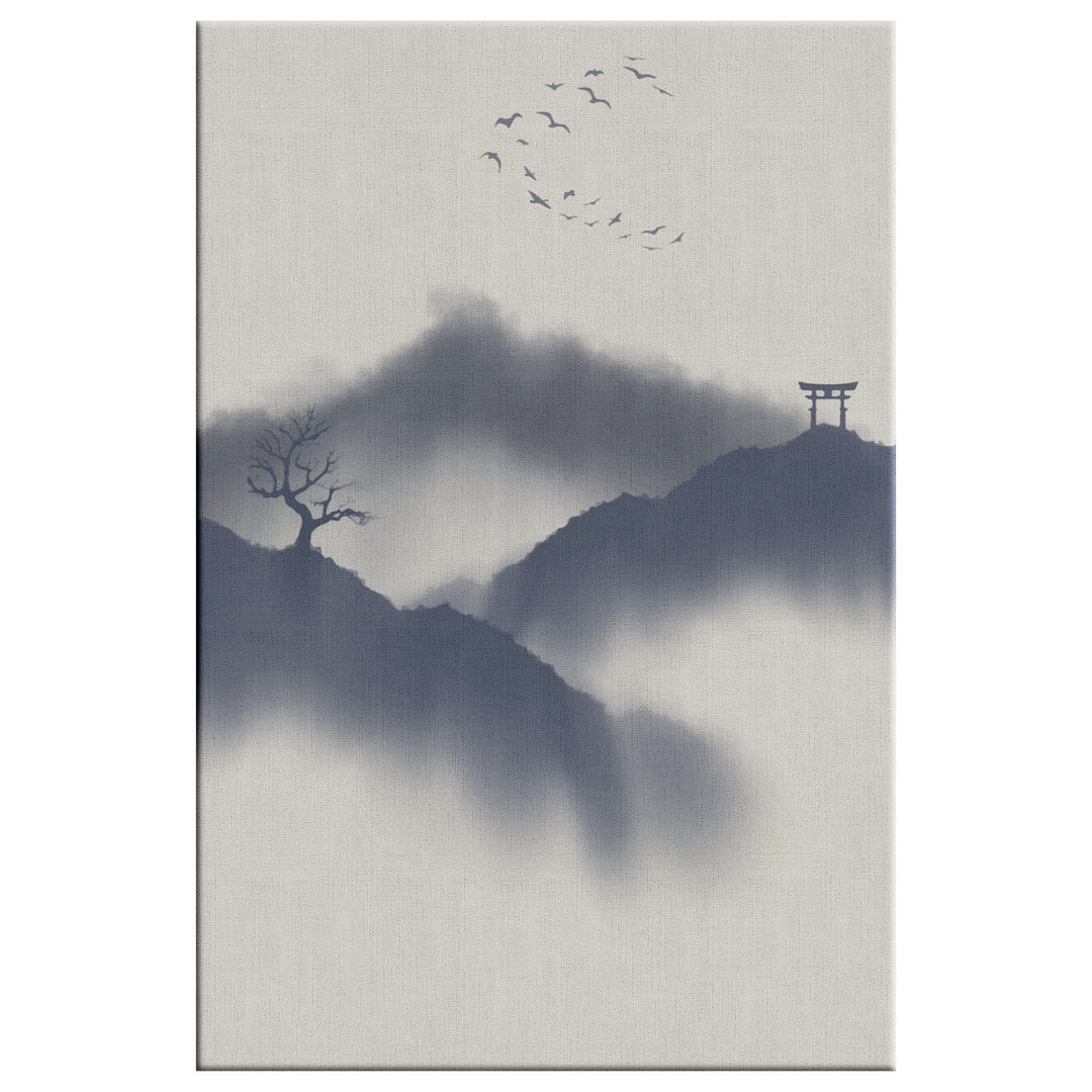 Japanese Abstract artwork - Tailored Wall ExpressionsCanvas139004