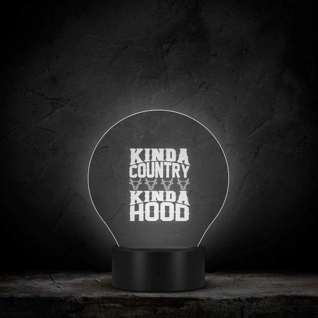 kinda country, acrylic circle led - Tailored Wall ExpressionsLED SignsCIRLED