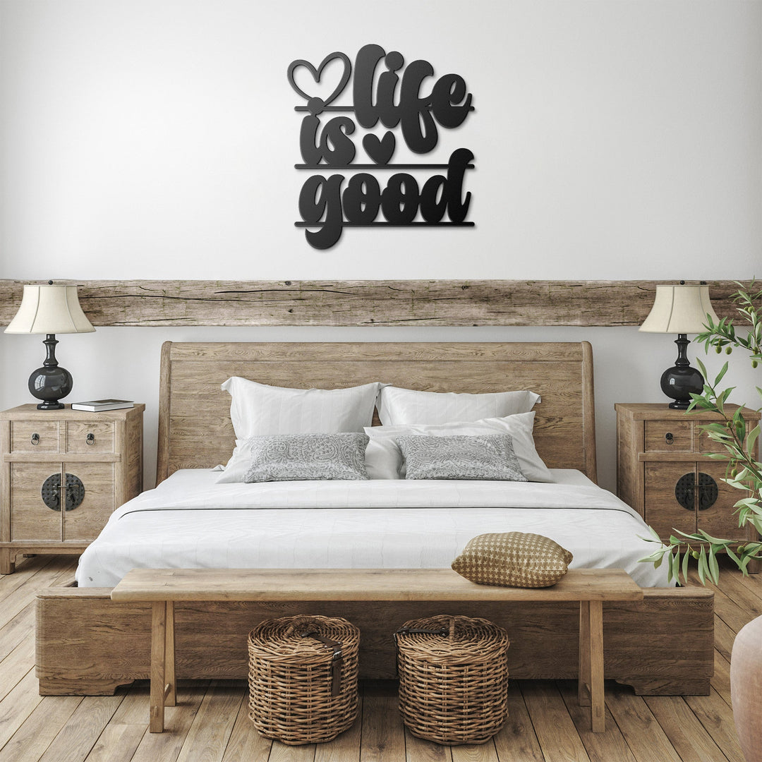 life is good Quotes &sayings - Tailored Wall ExpressionsWall ArtMTS14BLACK