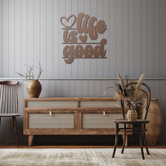 life is good Quotes &sayings - Tailored Wall ExpressionsWall ArtMTS14WHITE