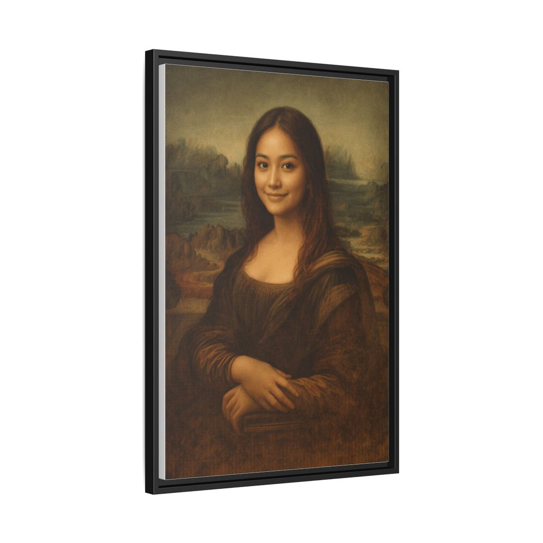 Custom Portrait Canvas Art - Personalized Gift Mona Lisa Style