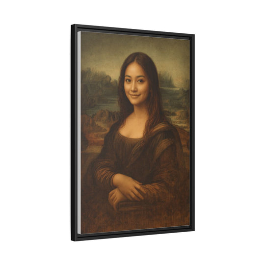 Custom Portrait Canvas Art - Personalized Gift Mona Lisa Style