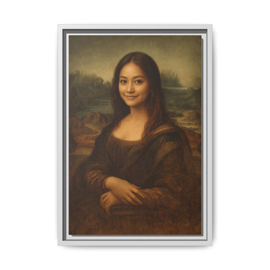 Custom Portrait Canvas Art - Personalized Gift Mona Lisa Style