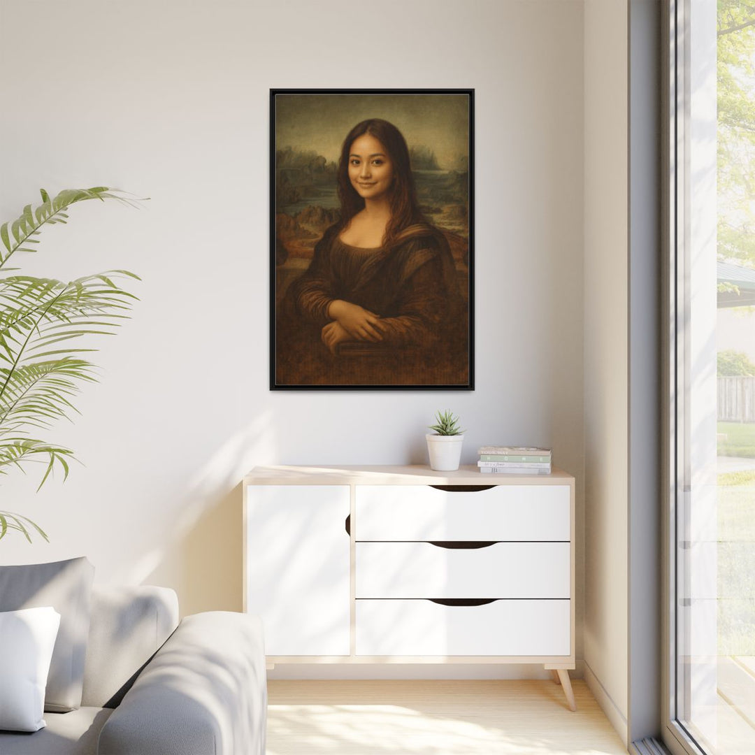Custom Portrait Canvas Art - Personalized Gift Mona Lisa Style