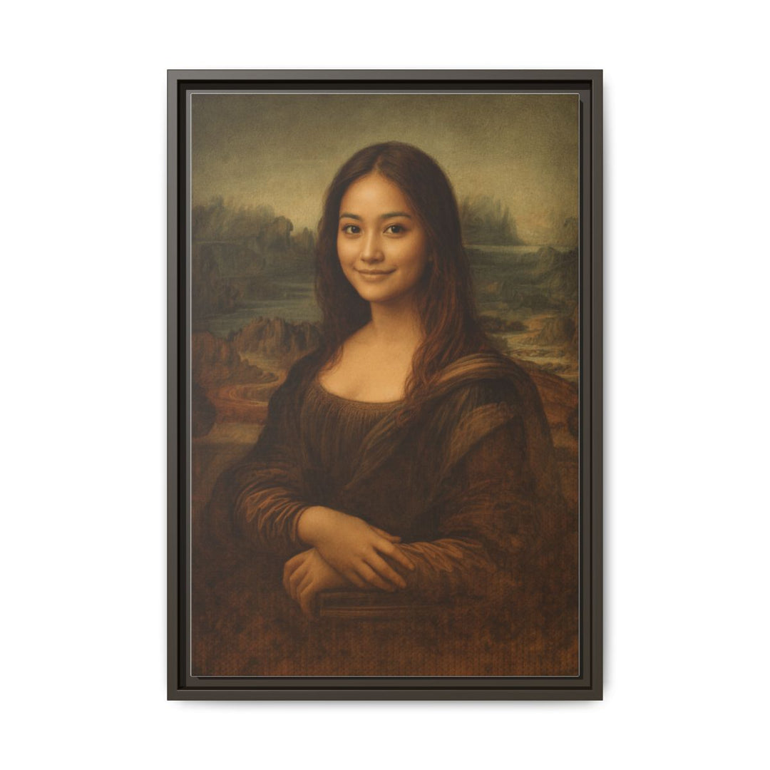 Custom Portrait Canvas Art - Personalized Gift Mona Lisa Style