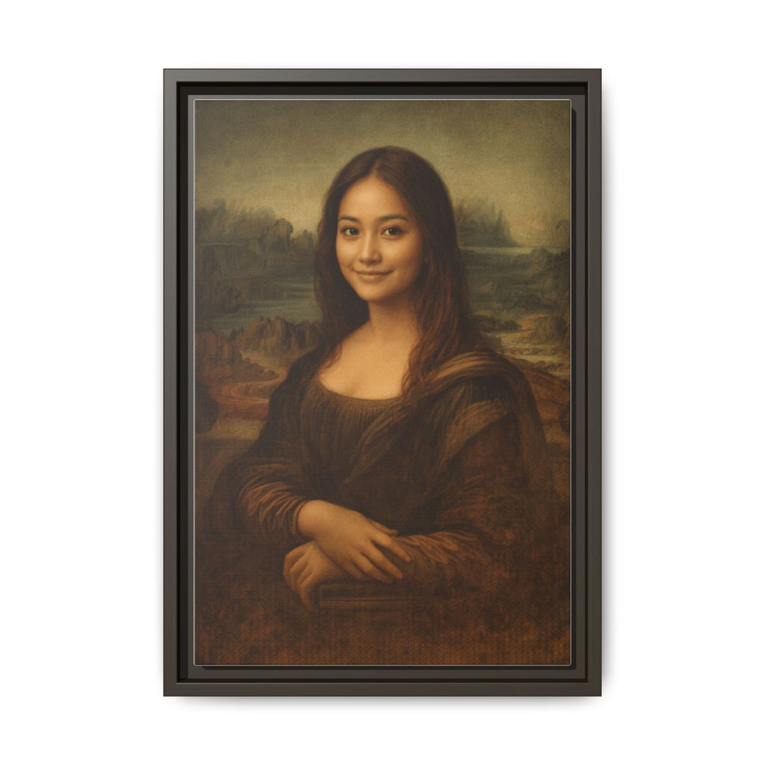 Custom Portrait Canvas Art - Personalized Gift Mona Lisa Style
