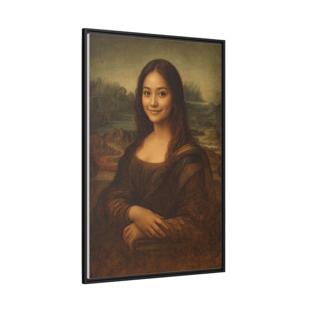 Custom Portrait Canvas Art - Personalized Gift Mona Lisa Style