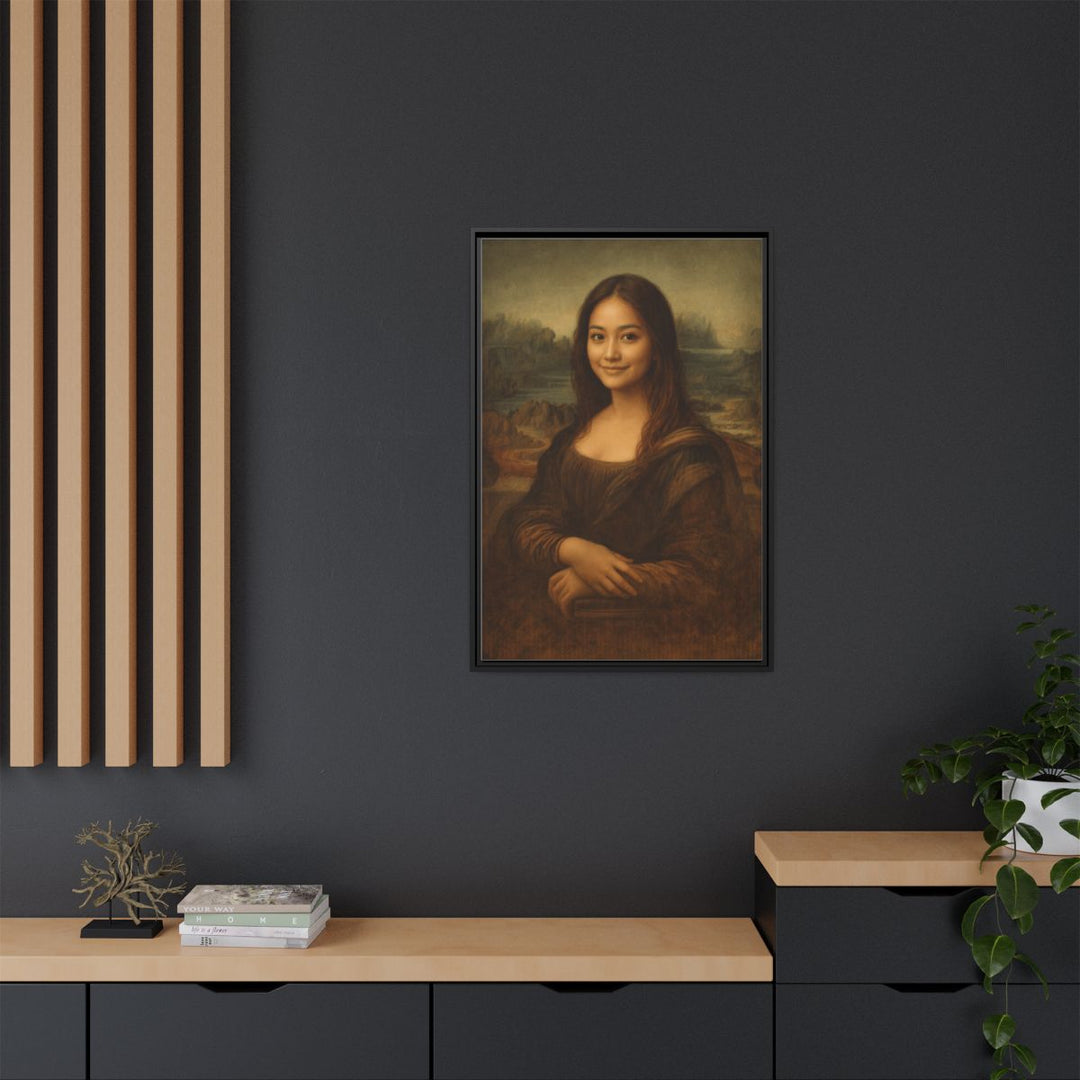 Custom Portrait Canvas Art - Personalized Gift Mona Lisa Style