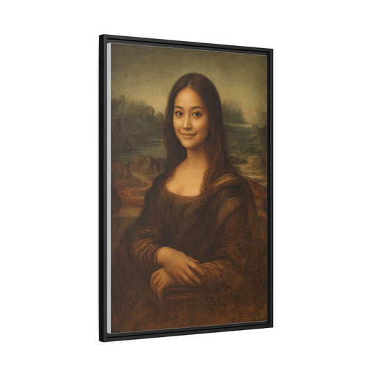 Custom Portrait Canvas Art - Personalized Gift Mona Lisa Style