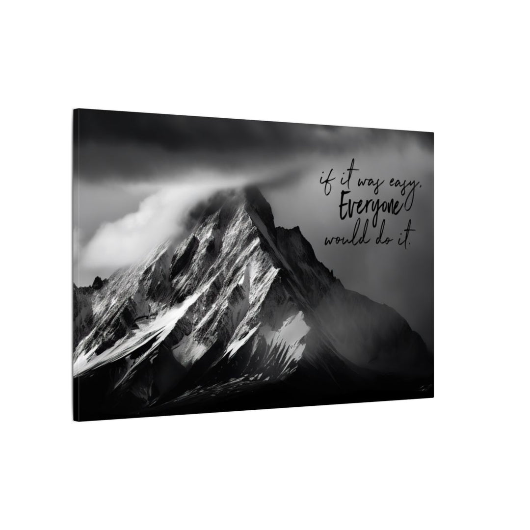 Eco-Friendly Mountain Canvas Art - Nature Home Decor Motivational